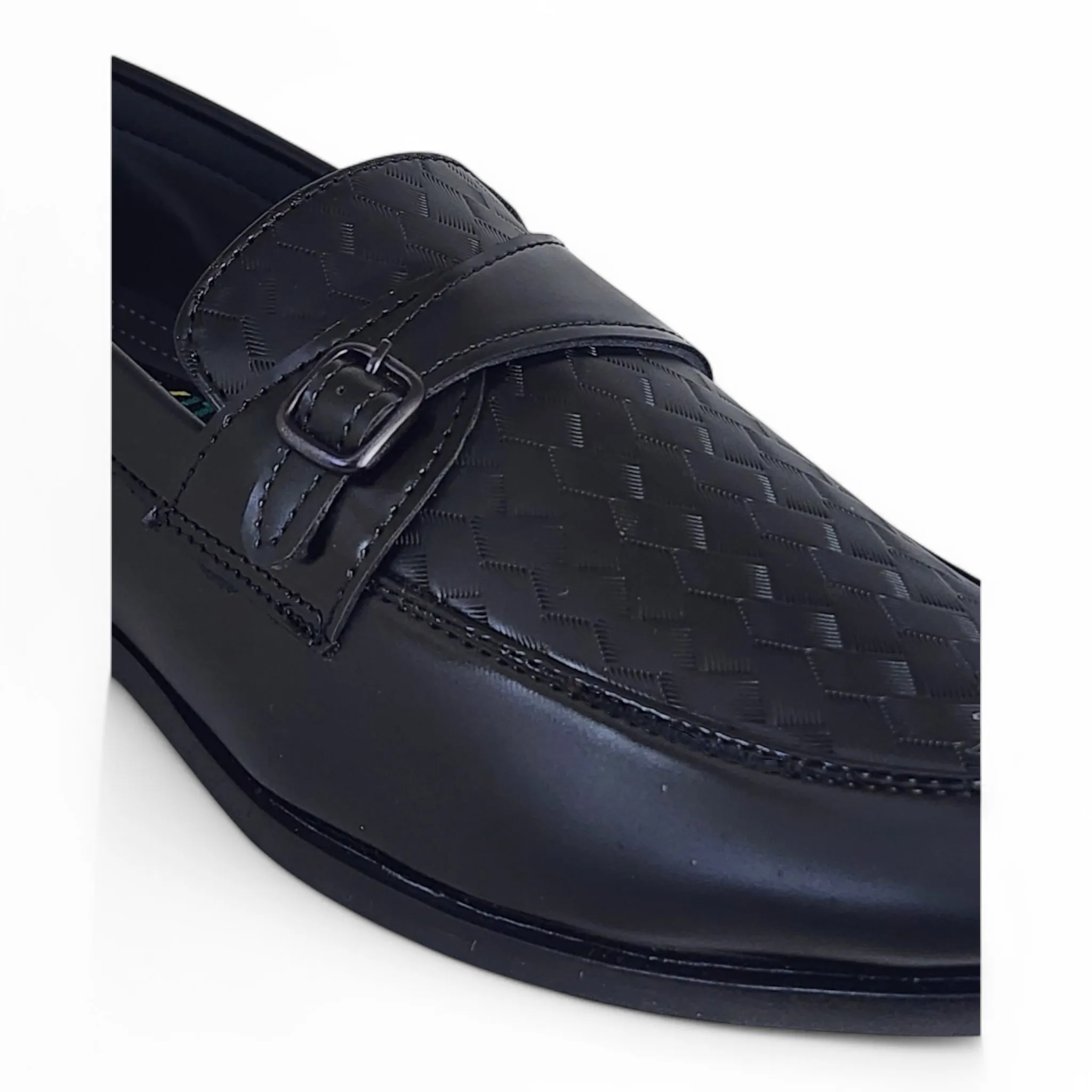 TRY IT 3650 BLACK Men's Loafers Shoes