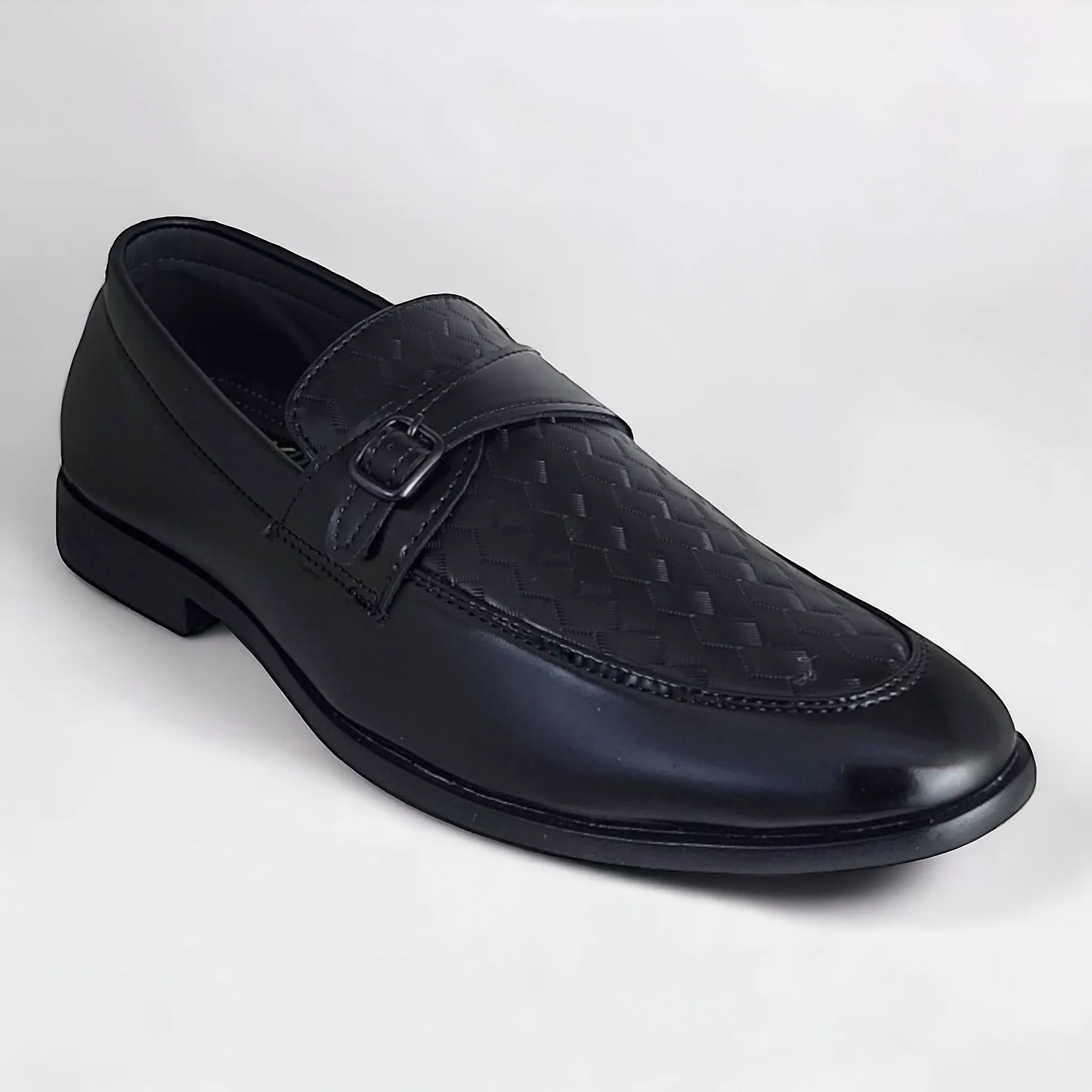 TRY IT 3650 BLACK Men's Loafers Shoes
