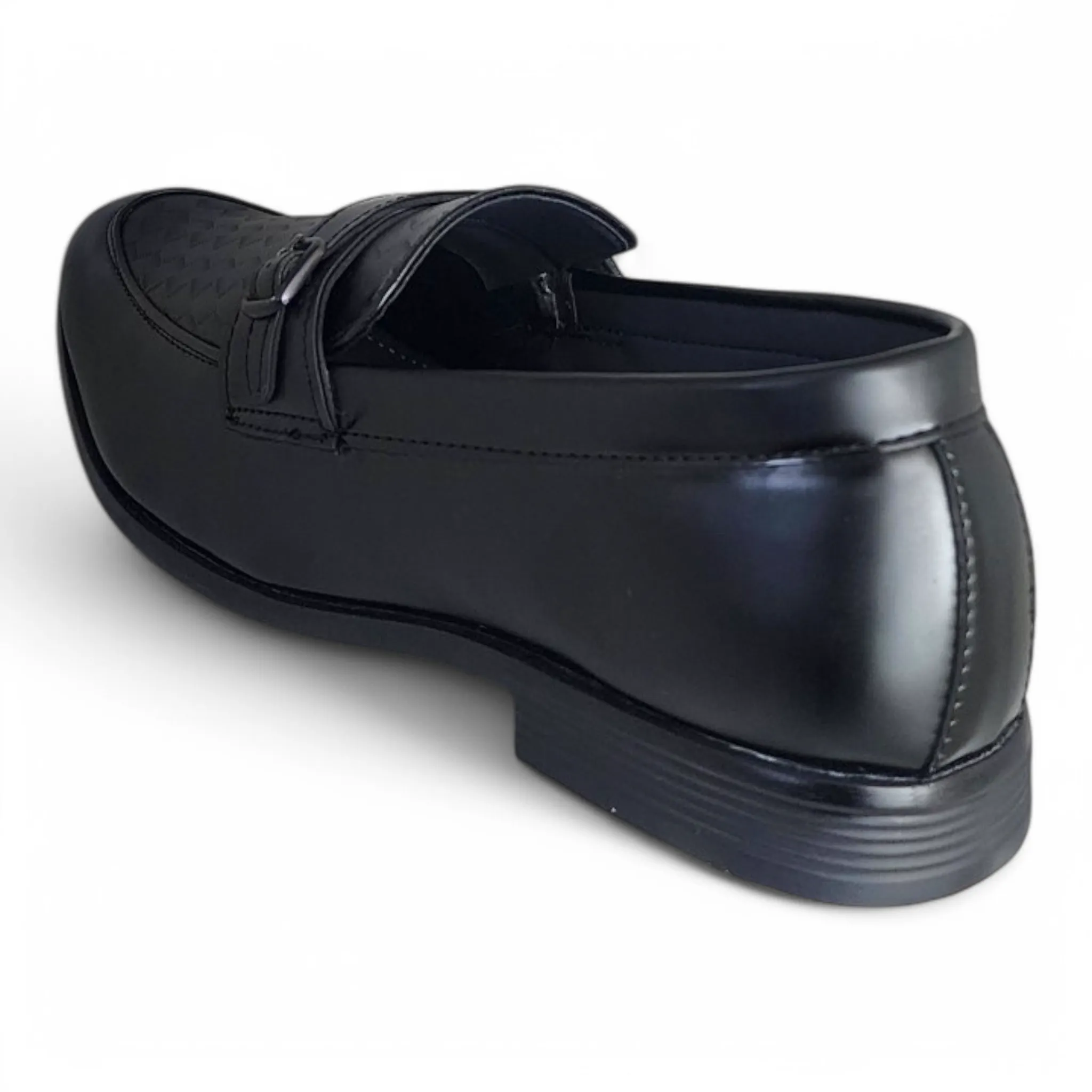 TRY IT 3650 BLACK Men's Loafers Shoes