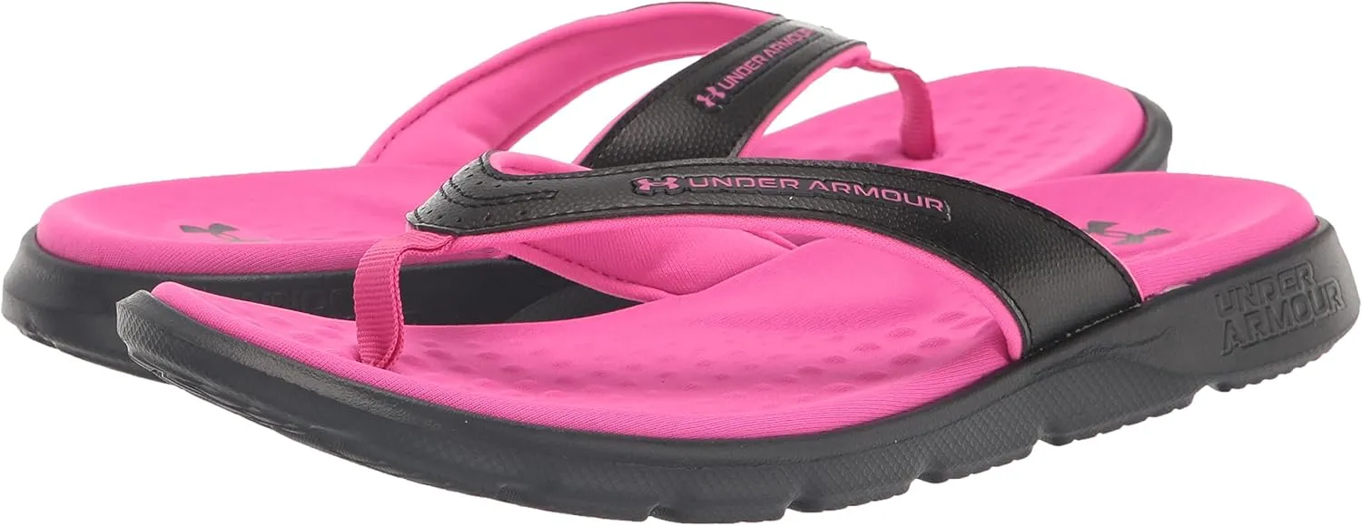 Under Armour Women's Ignite Pro Marbella Graphic Flip Flop Slide Sandal