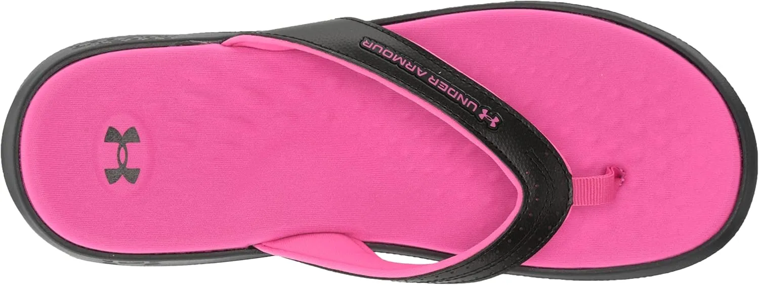 Under Armour Women's Ignite Pro Marbella Graphic Flip Flop Slide Sandal