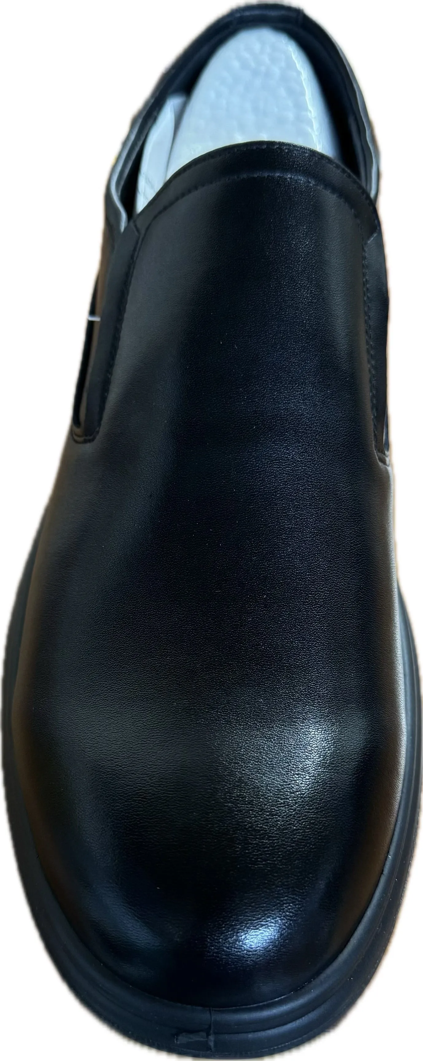 Unisex Men and Women Slip-resistant Work Shoe Leather slip on 2888