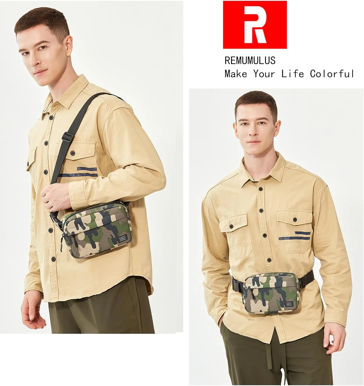 UnisexAdult Small Crossbody Messenger Bag Durable Chest Handbag Sling Crossbody Backpack