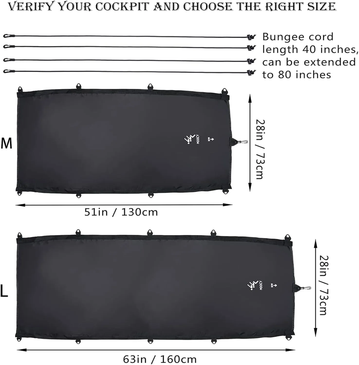 Universal Kayak Cockpit Drape,Waterproof Kayak Cockpit Cover for Indoor and Outdoor,Kayak Drape Keep Hatch Hole Seat Clean