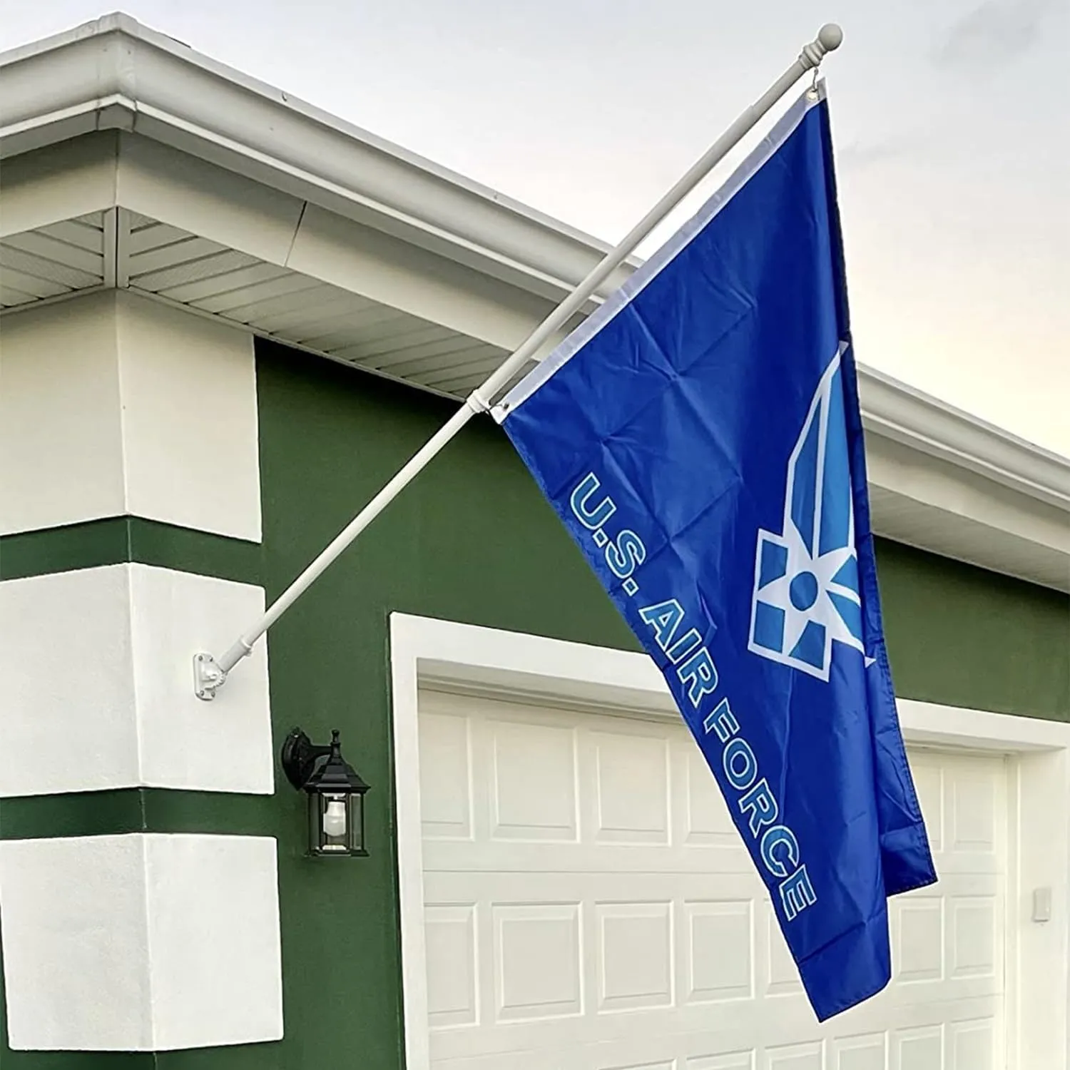 US Air Force Flag Wing 3x5 Double Sided- 3Ply 240D 4 Rows Stitched- 3x5 US Airforce Flag - UV Fade Resistant With Canvas Header & 2 Brass Grommets