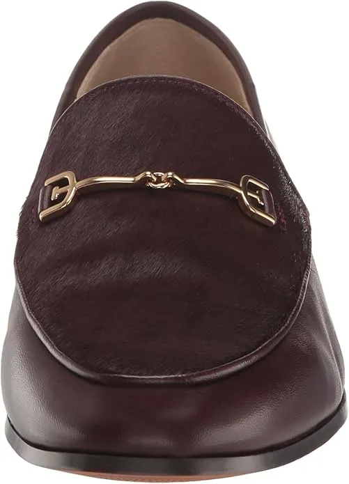 Vamp Almond Classic Slip Loafers Burgundy On High-precision Toe Sustainable Loraine Sam Edelman French