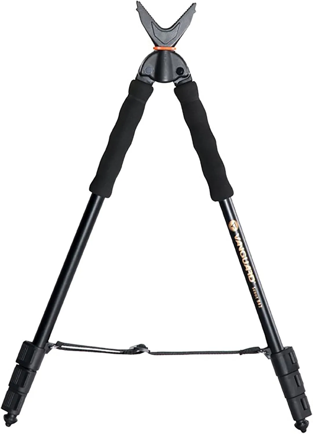 Vanguard Scout B62 Bi Pod With V Shaped Rotating Yoke, Quick Flip Leg Locks, Foam Hand Grips