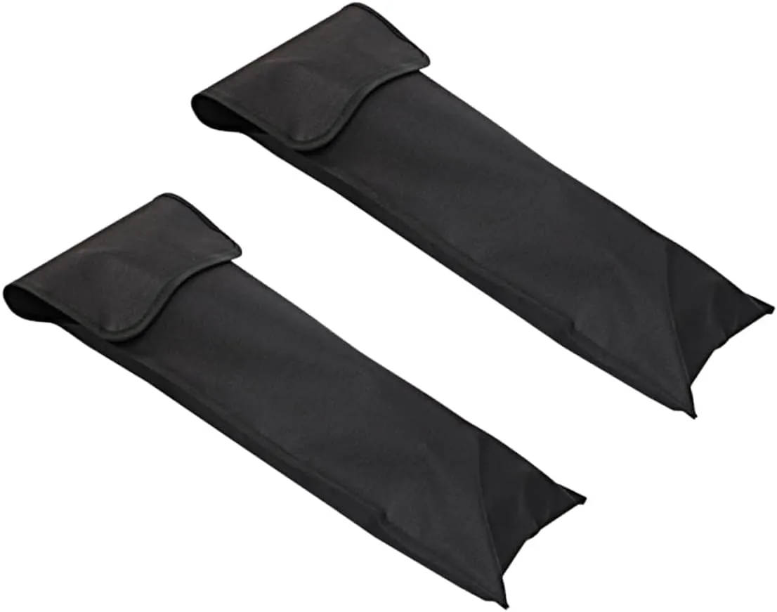 VANZACK 2pcs Tool Pouch Barbecue Tableware Pouch Belt Duffle Bag Sports Bag Bags Strap Tool Bag Foldable Tote Luggage Messenger Bag Carry Barbecue Utensil Holder Grill Tool Storage Black