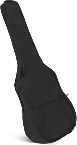VANZACK Guitar Case Bag Durable with Zippered Pocket Carrying Strap for Acoustic and Electric Guitars Black