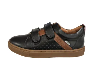 Venettini  Black Brown Velcro Sneaker Ted