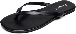 VenusCelia Women's Colorful Wide Flip Flop