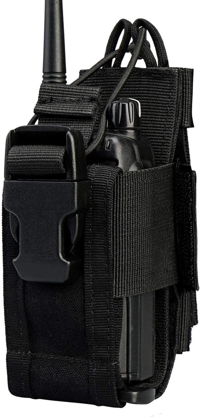 VIPERADE MOLLE Radio Pouch - Universal Walkie Talkie Holster for Duty Belt & Vest, Tactical Radio Holder for Baofeng, Motorola