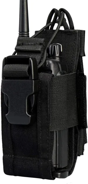 VIPERADE MOLLE Radio Pouch - Universal Walkie Talkie Holster for Duty Belt & Vest, Tactical Radio Holder for Baofeng, Motorola