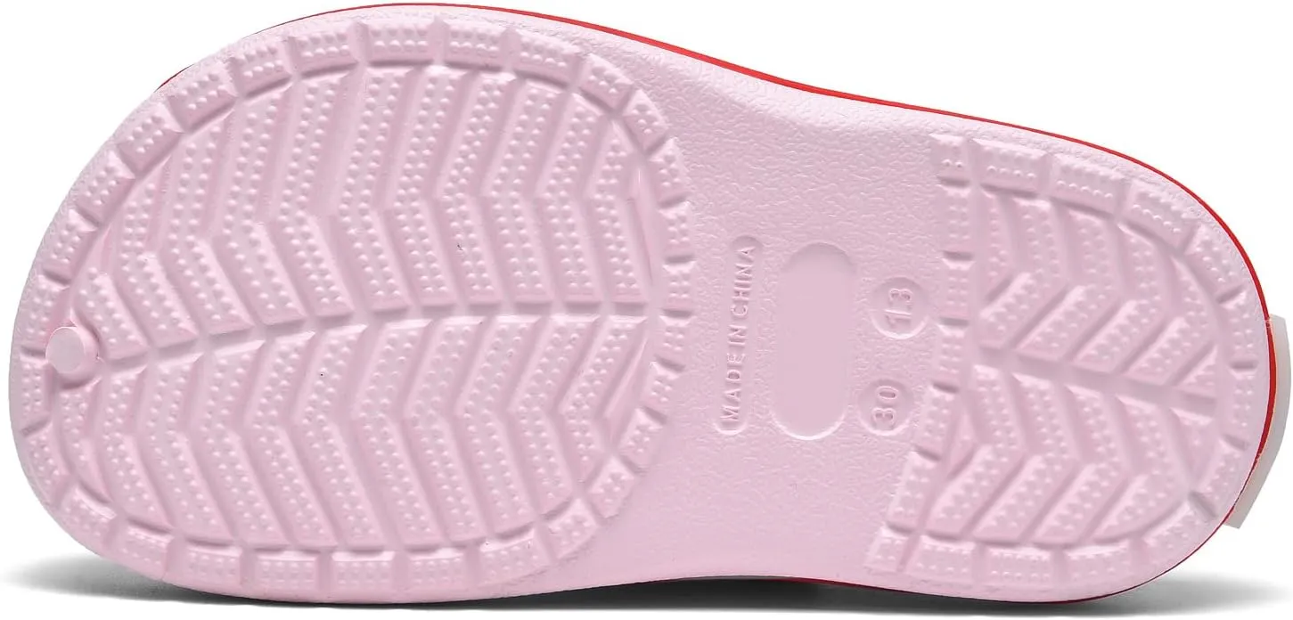 VIYEAR Toddler Light Up Sandals - Boy's & Girl's Garden & Beach Clogs - Indoor & Outdoor Slipper