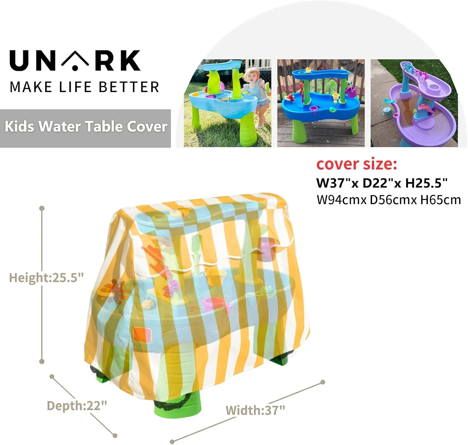 Water Table Cover Toddler Outdoor Toys for Toddlers 1-3, Outdoor Toys Cover, Water Table Accessories