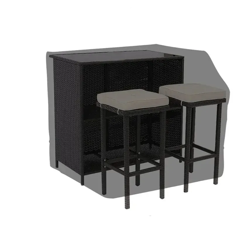 Waterproof Oxford Cloth Bar Table Cover Indoor / Outdoor