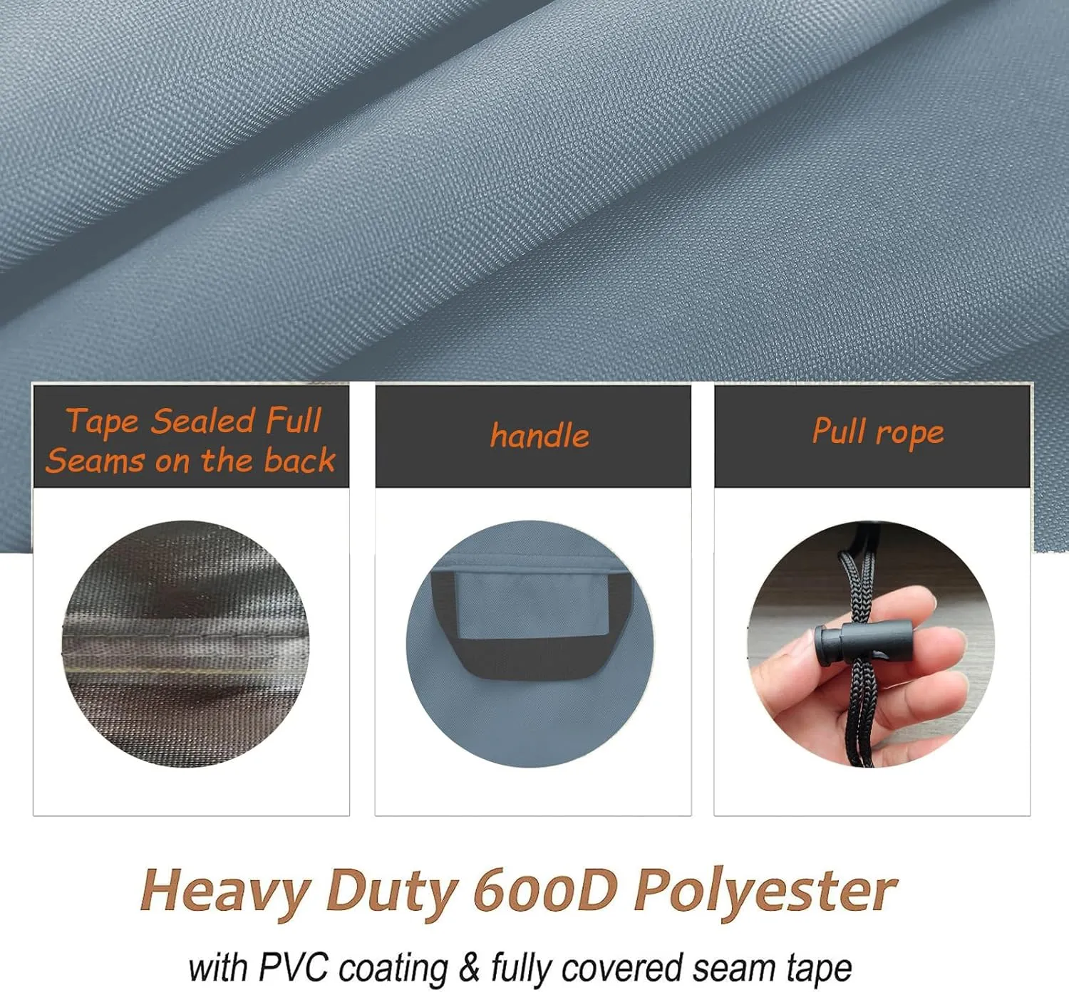 Waterproof Stock Tank Cover，Keep Your Stock Tank and Pool Clean, Keep Leaves and Debris out, Tear-Resistant and UV Resistant for Dustproof Weather Resistant (for 150 Gallon Oval Tank)