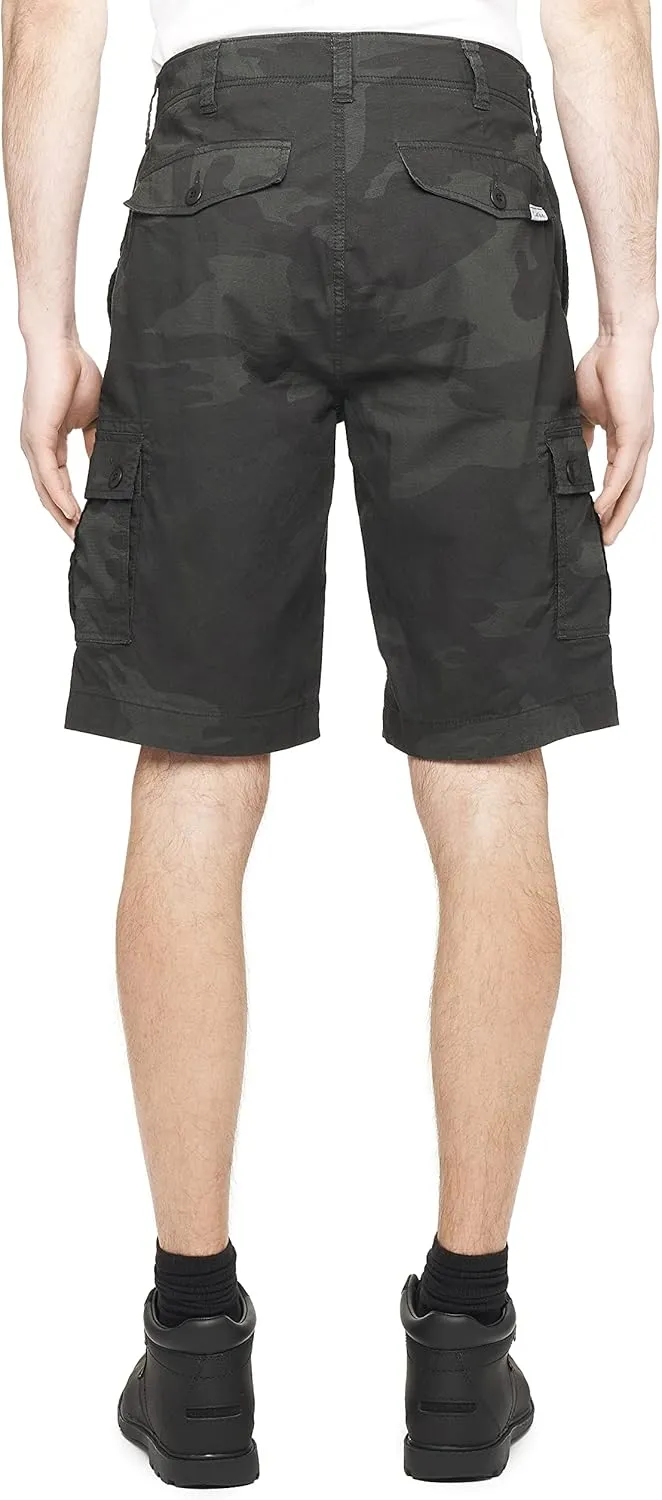 Wearfirst Men's Camo Cargo Shorts w/Stretch Micro Ripstop | Day Hiker Short