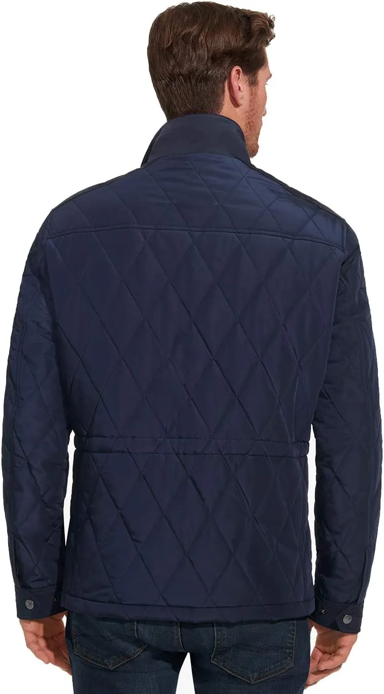 Weatherproof Mens Ultra Oxford Water and Wind Resistant Diamond Quilted 4 Pocket Insulated Jacket