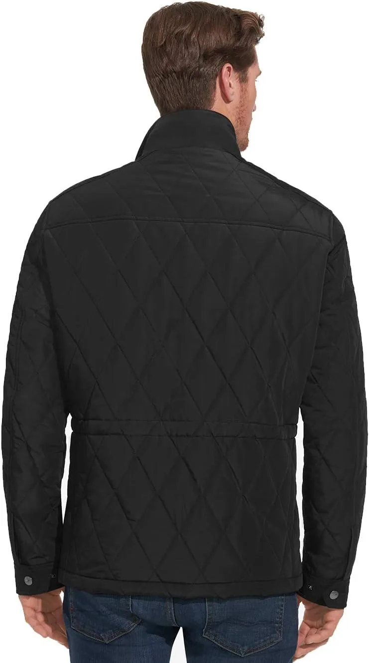 Weatherproof Mens Ultra Oxford Water and Wind Resistant Diamond Quilted 4 Pocket Insulated Jacket