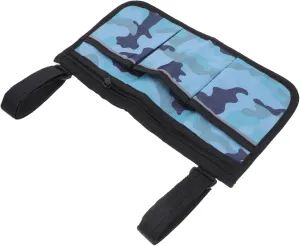 Wheelchair Side Organizer Bag Durable Walker Armrest Pouch Multi Use Storage for Mobility Convenient Hanging Design for Seniors and Injured Users