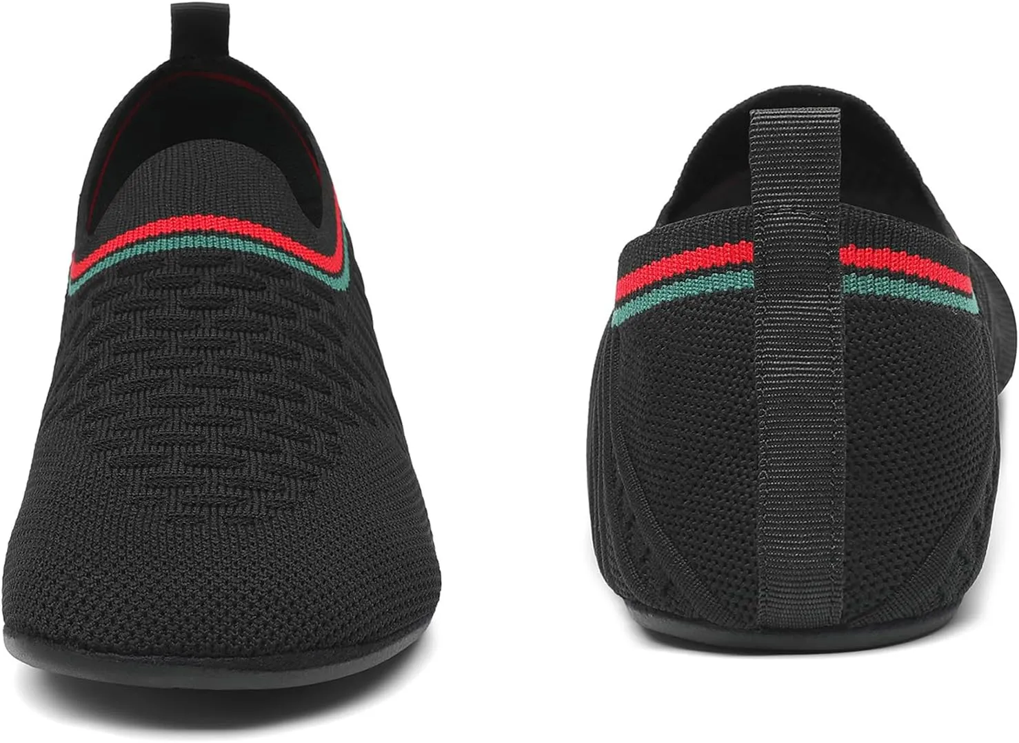 Women's and Men's Knitted Barefoot Flat Water Shoes Breathable Mesh Comfortable Lightweight Non-Slip Quick-Dry Aqua Socks Shoes for Beach Swim Yoga Exercise Sports