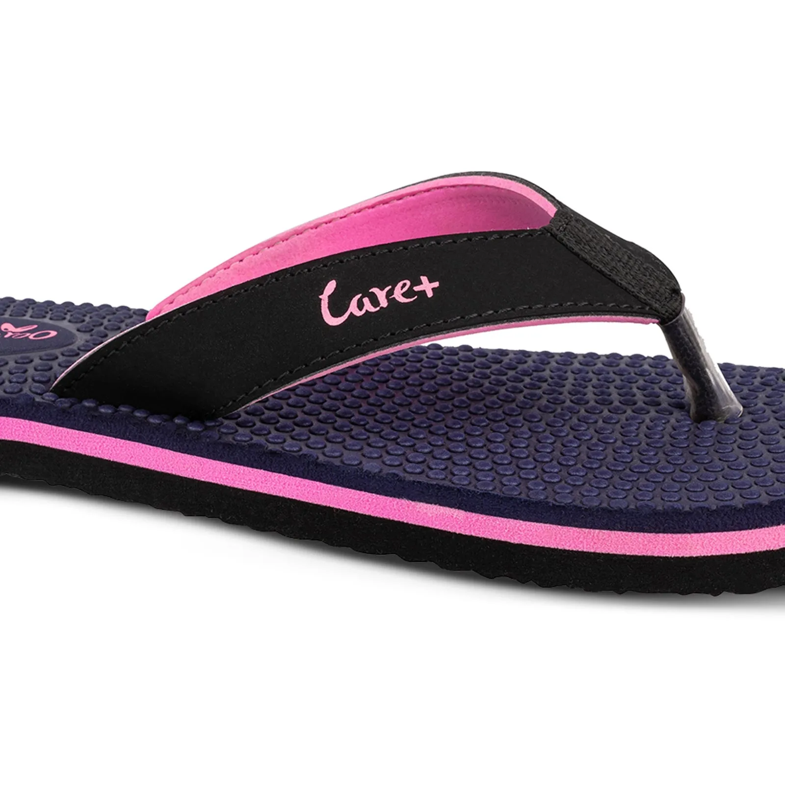 Women's Care Plus Flip-Flop  - WH3960 Navy Blue Pink
