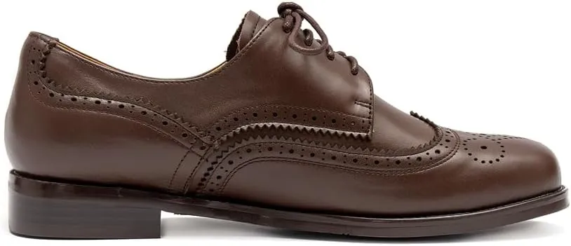 Women's Dress Brogue Lace-up Leather Oxford