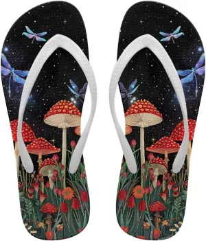 Womens Flip Flops Ladies Non Slip Sandals Lightweight Stylish Shower Shoes Yoga Mat for Summer
