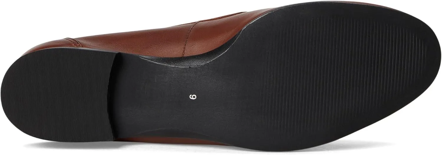 Womens Genuine Leather Casual Comfort Slip on Dress Loafer