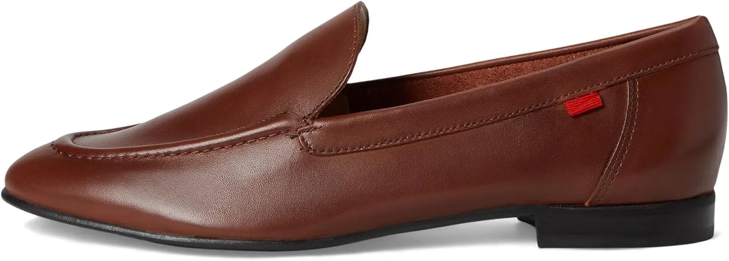 Womens Genuine Leather Casual Comfort Slip on Dress Loafer