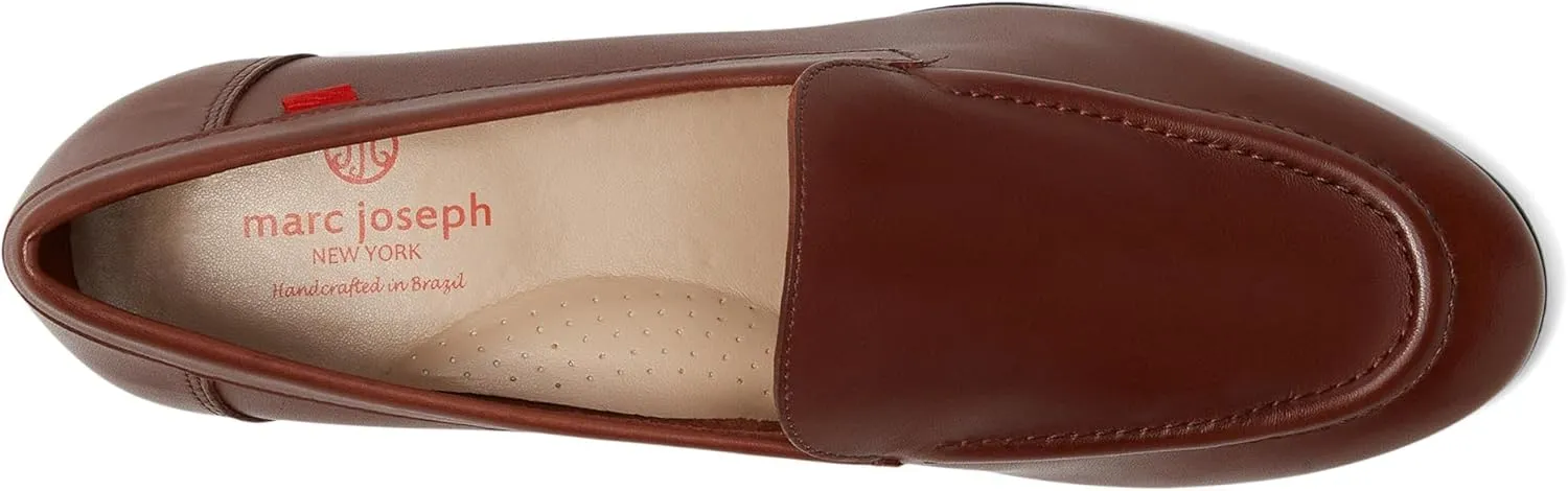Womens Genuine Leather Casual Comfort Slip on Dress Loafer