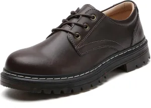Women's Oxfords Lace Up Business Formal Dress Shoes Platform Oxford Shoes Slip Resistant Service Boots for Women Ladies Grils