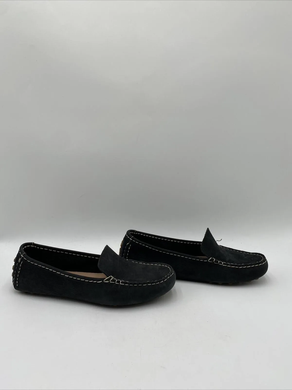 Women's Sperry Port Driver Round Toe Flats Black Size 8.5M - Very Good