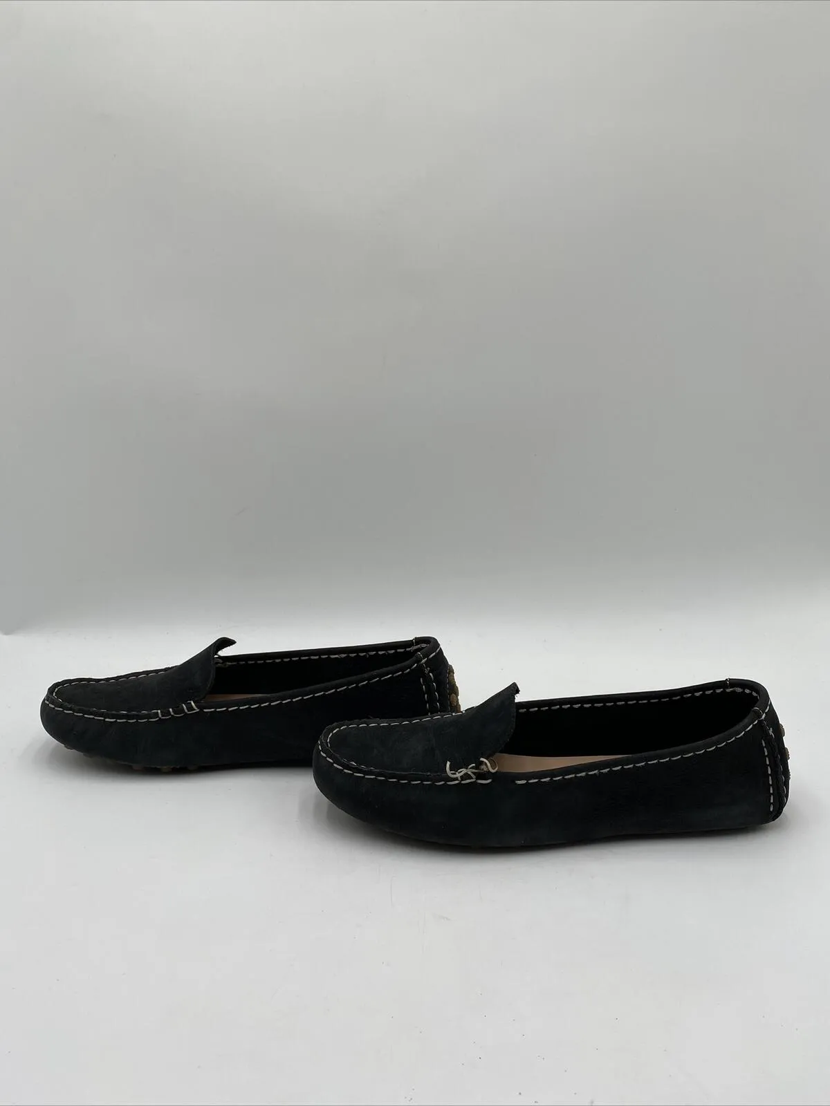 Women's Sperry Port Driver Round Toe Flats Black Size 8.5M - Very Good