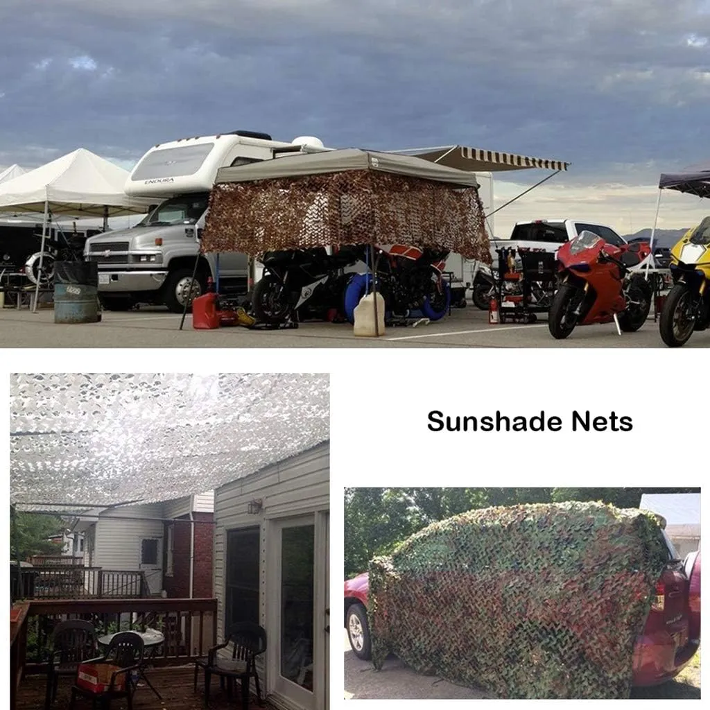 Woodland Camouflage Netting Outdoor Jungle UV Resistant Shade Camo Netting Military Mesh Nets Blinds for Shooting Camping Hunting Photography