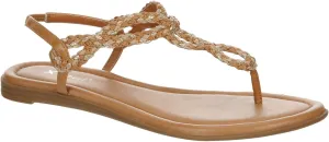 XAPPEAL Akia - Women's Braided Ankle Strap Gladiator Thong Flip Flop Sandals