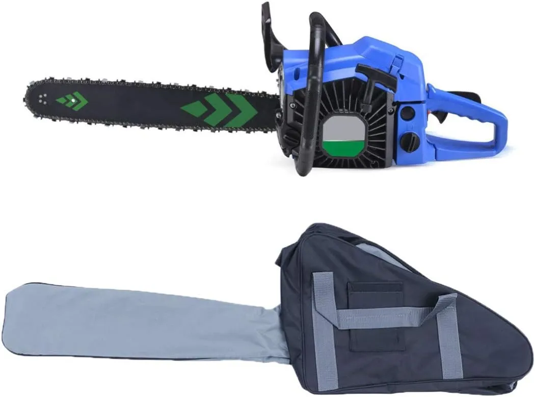 Yardwe Chainsaw Carrying Bag Portable Tool Bag for Chainsaw Storage Full Protection Carrying Case for Woodworking and Lumberjack Needs Durable Design with