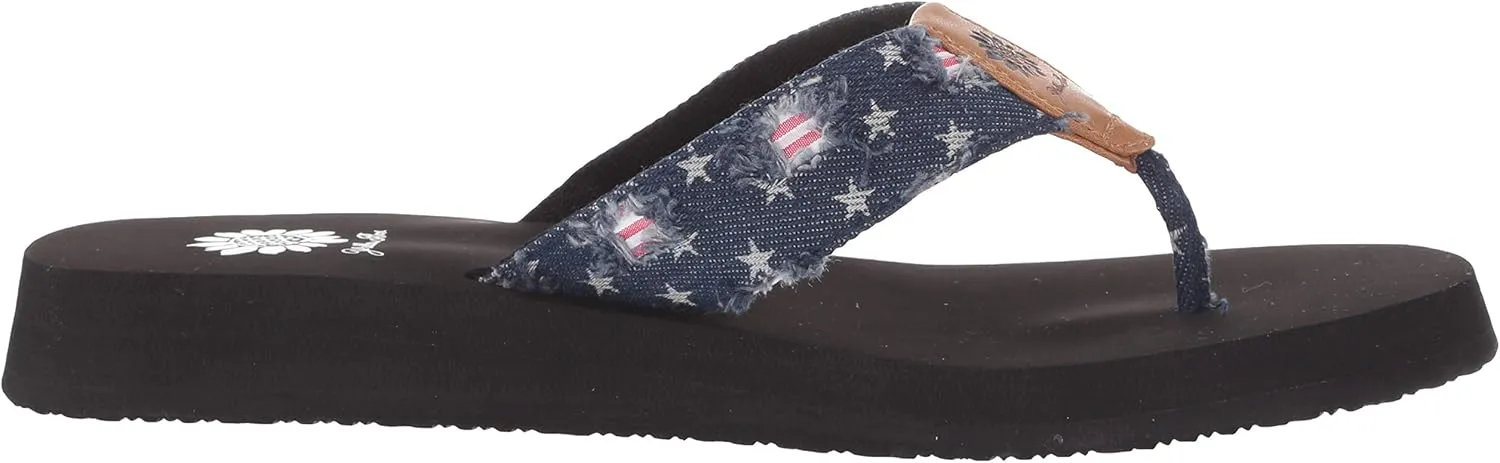 Yellow Box Women's Flip Flop Fabric Sandal Flat