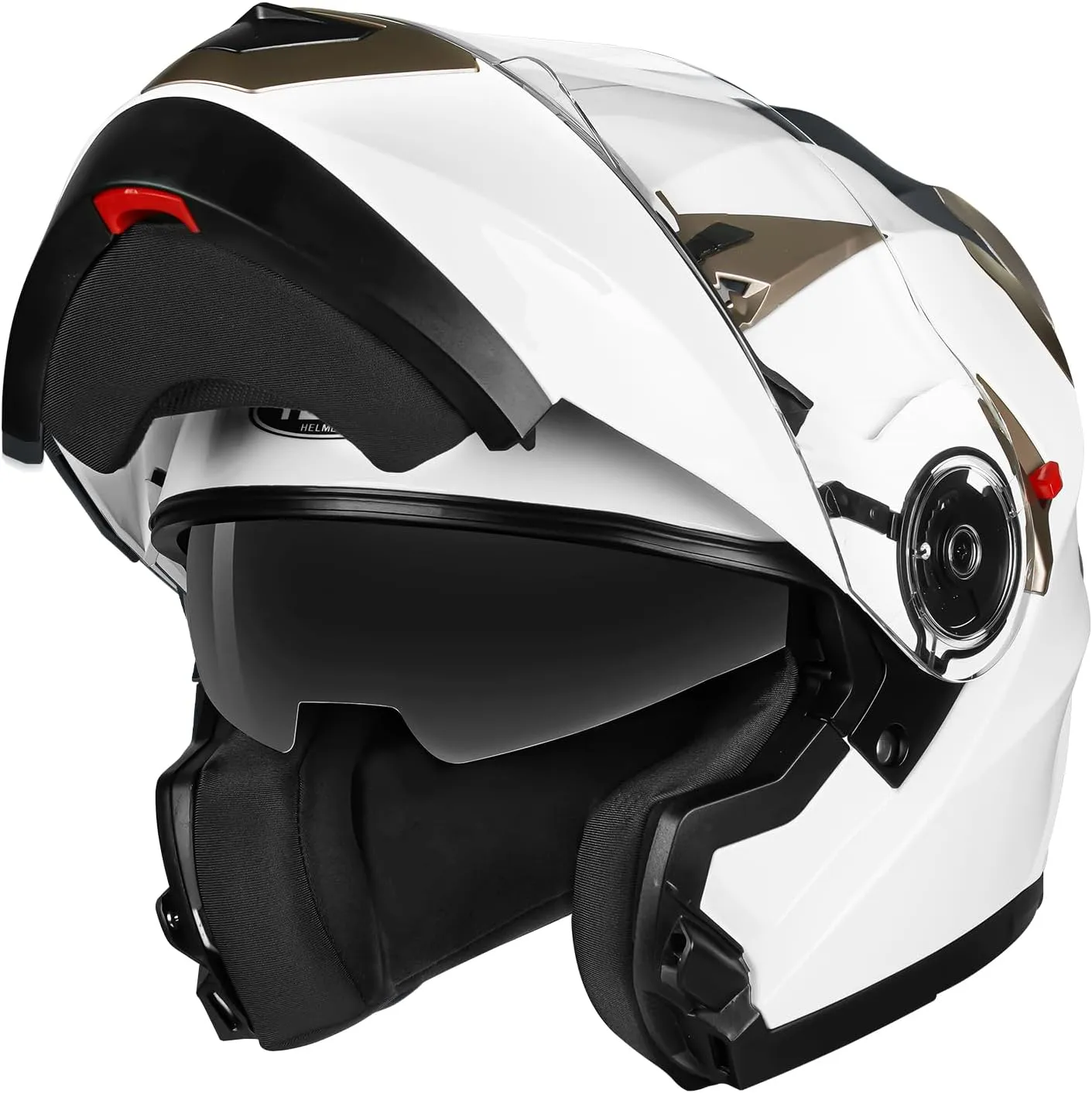YEMA Modular Motorcycle Helmets, DOT Approved Full Face Motorcycle Helmet with Flip Up Dual Visor, Helmets for Adults Motorcycle Men Women Helmets for Street Scooter ATV E-Bike - YM-925