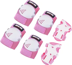 Youth/Kids Knee Pads Elbow Pads Wrist Guards Protective Gear Set for 3-15 Years Child Roller Skates, Skateboard, Cycling, Inline Skating, BMX Bike, Scooter Riding and Other Outdoor Sports