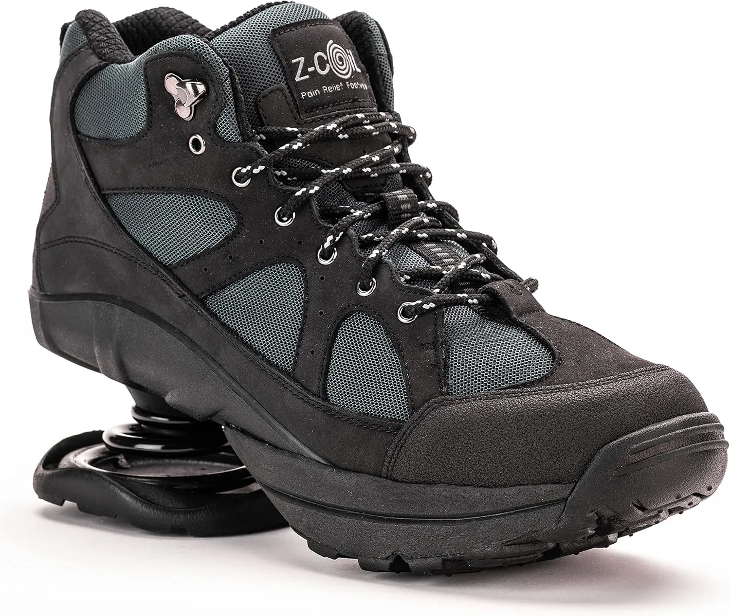 Z-CoiL Women's Outback Pain-Relief Footwear, Black, Open Coil