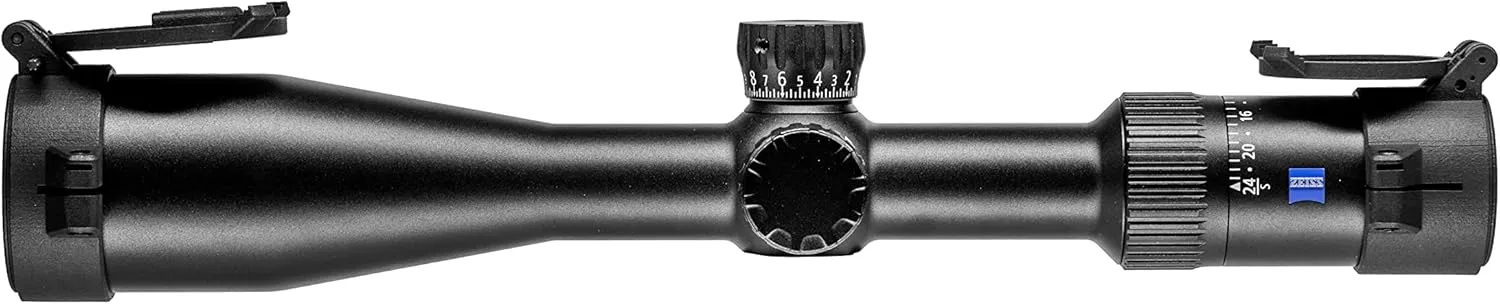 ZEISS Flip-Up and Fold-Flat Pro Lens Cover Protects Objective Lens for Riflescopes from Dirt, Mud, and Rain