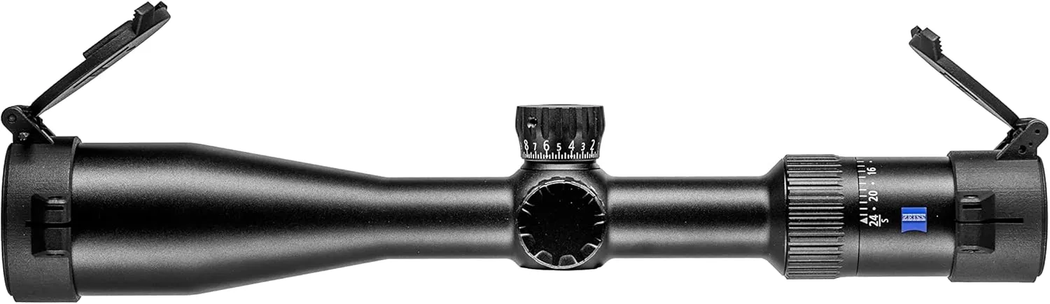 ZEISS Flip-Up and Fold-Flat Pro Lens Cover Protects Objective Lens for Riflescopes from Dirt, Mud, and Rain