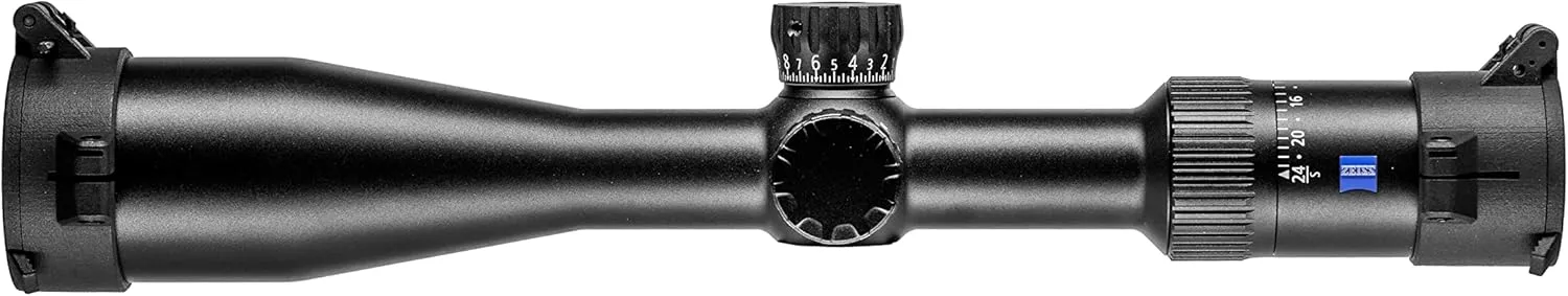 ZEISS Flip-Up and Fold-Flat Pro Lens Cover Protects Objective Lens for Riflescopes from Dirt, Mud, and Rain