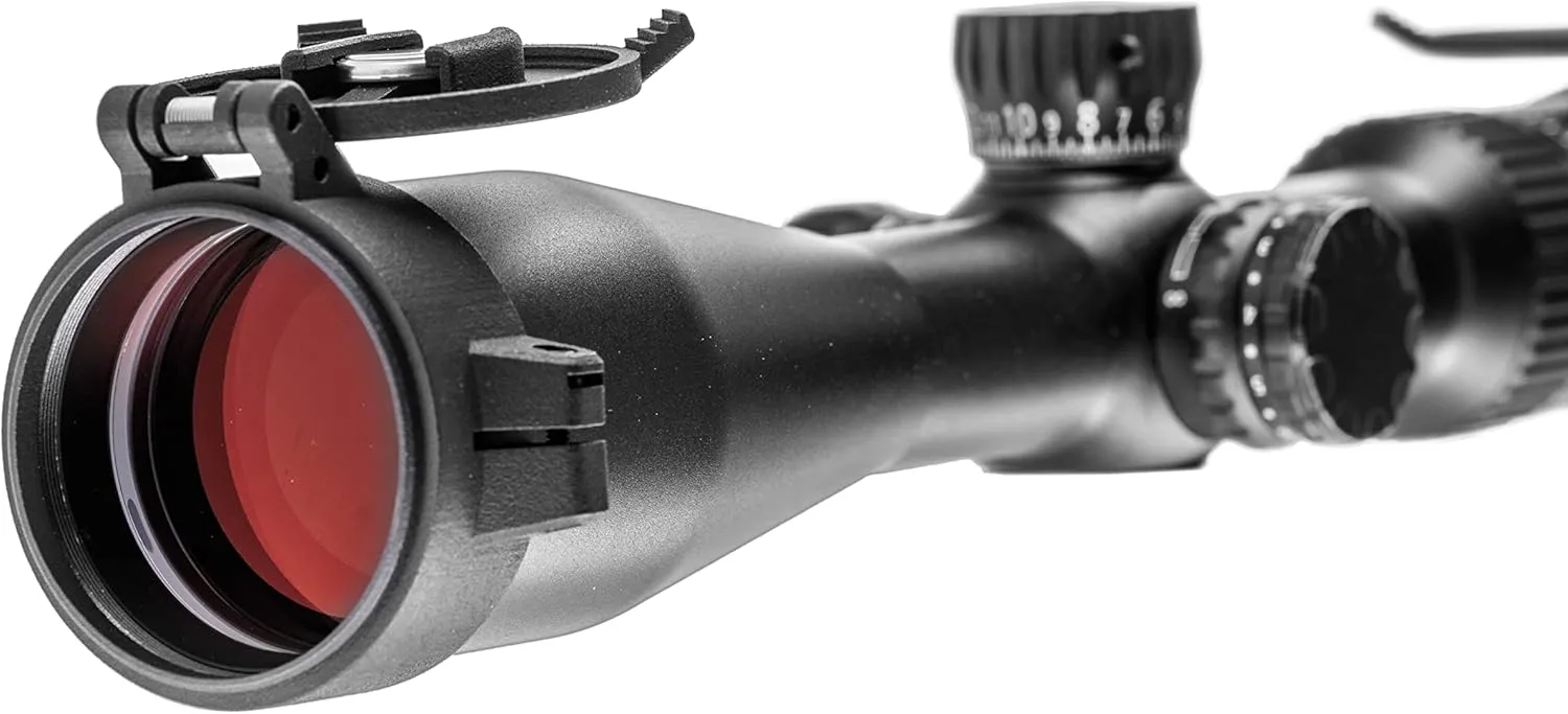 ZEISS Flip-Up and Fold-Flat Pro Lens Cover Protects Objective Lens for Riflescopes from Dirt, Mud, and Rain