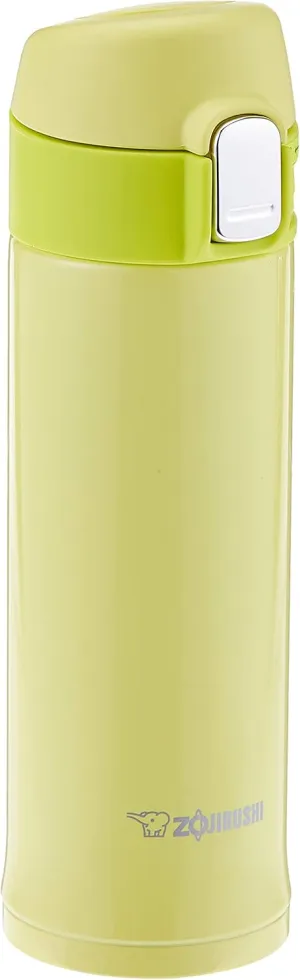 Zojirushi Stainless Vacuum Mug, 10 oz/0.30 L, Lime Yellow