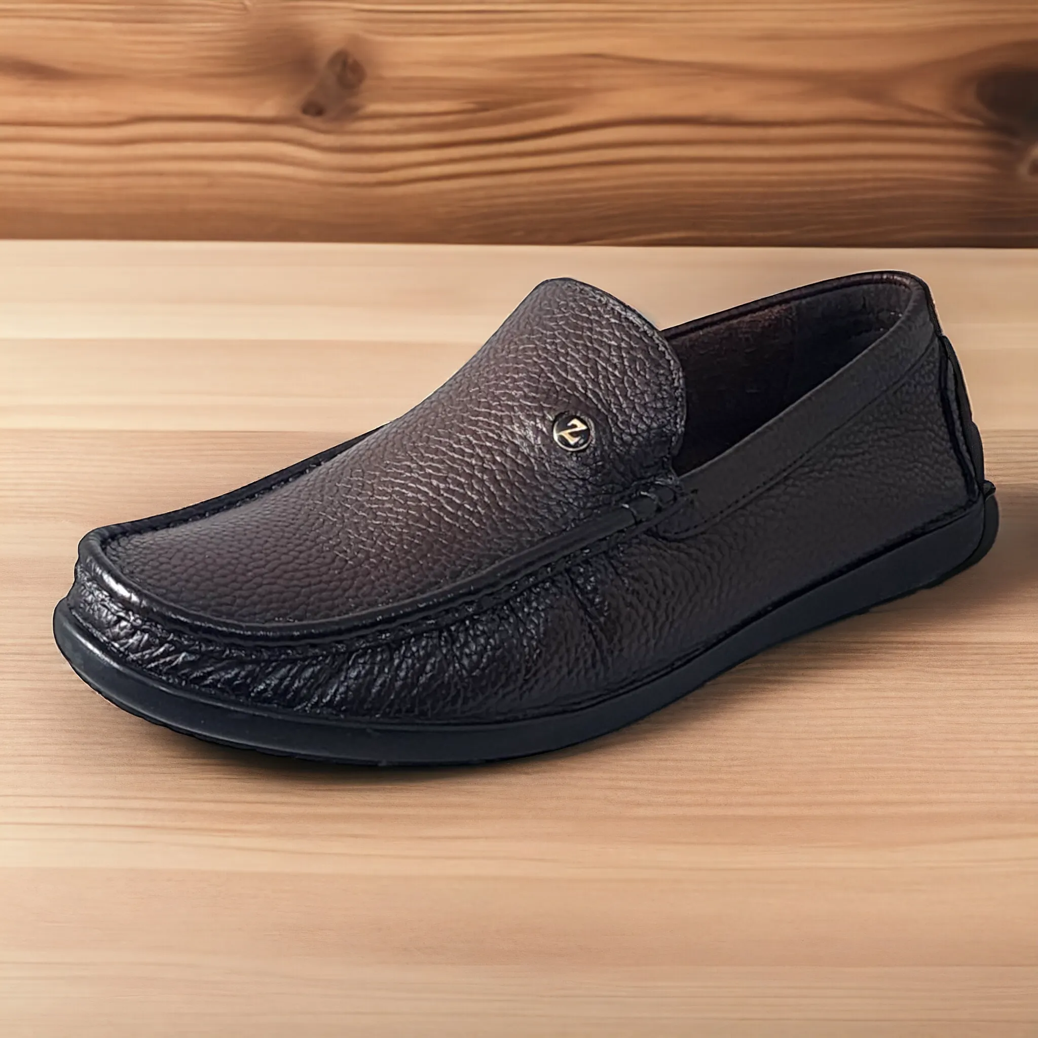 ZOOM D1315 BROWN Men's Loafers/Leather Shoes