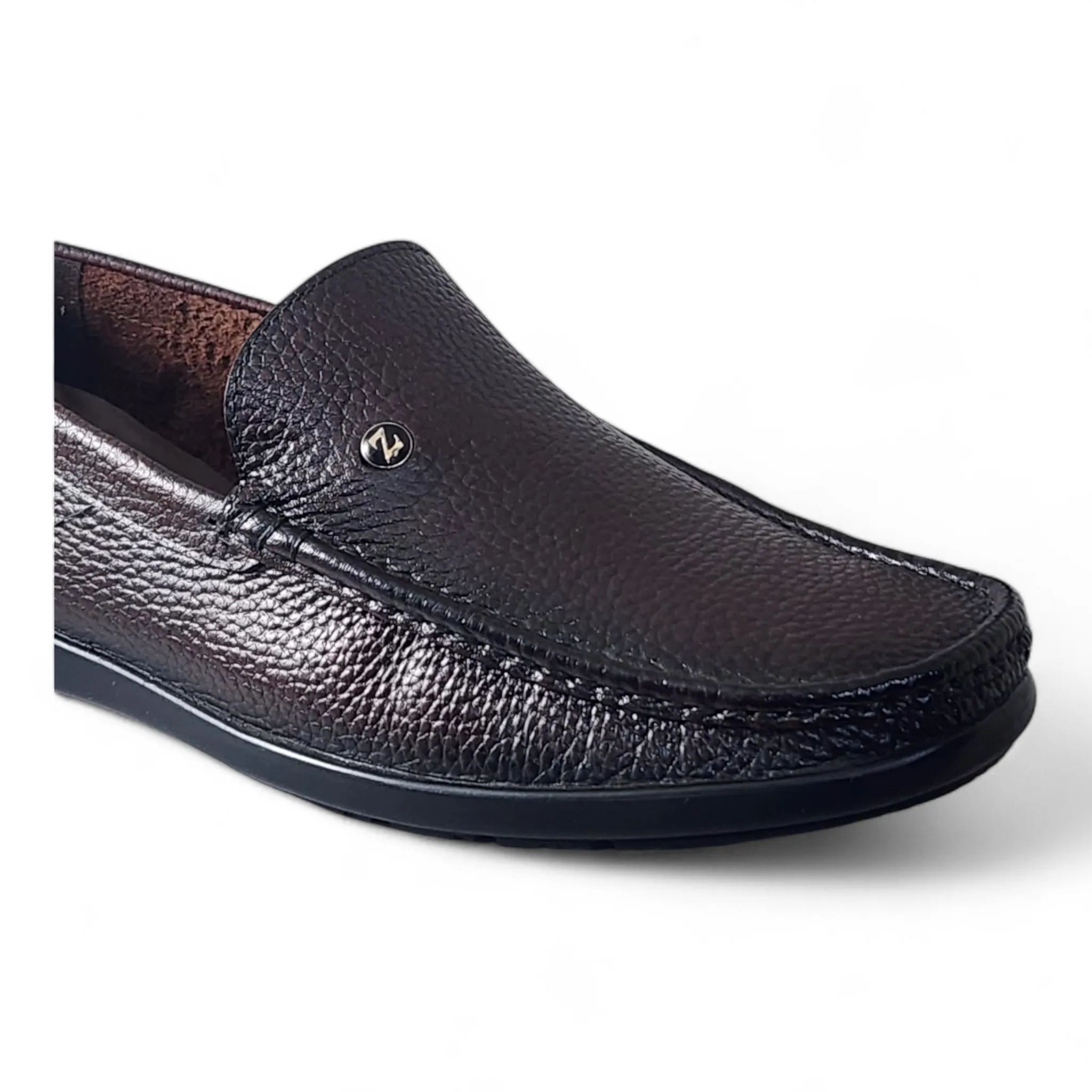 ZOOM D1315 BROWN Men's Loafers/Leather Shoes