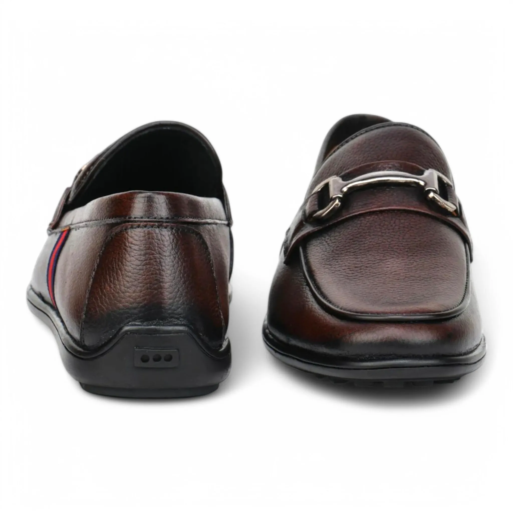 ZOOM D9845 BROWN Men's Loafers/Leather Shoes